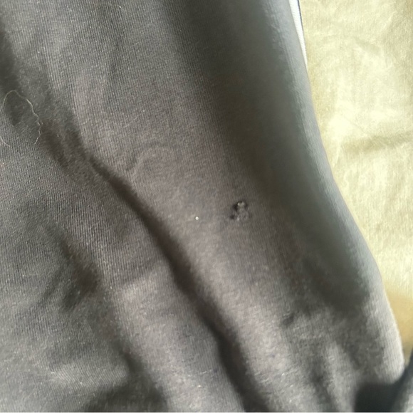 Adidas Womens Black Joggers with White Accents - Picture 3 of 9